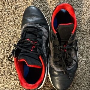 Nike Black and Red Men's Sneakers